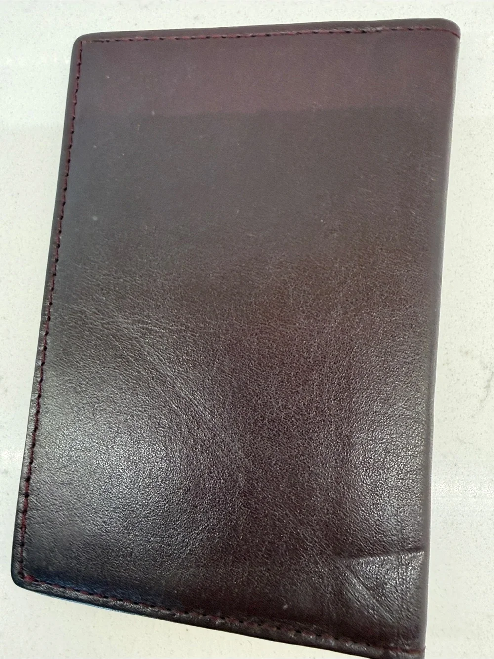 Mickey Mouse Leather Wallet - Dark Brown